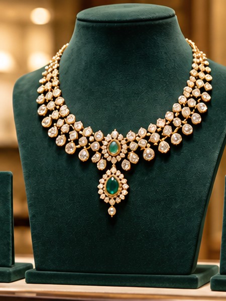 Jewellery on display